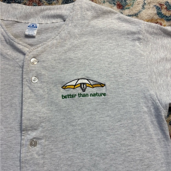 Vintage Better Than Nature Gardens Baseball Jersey Size XL - Picture 5 of 5